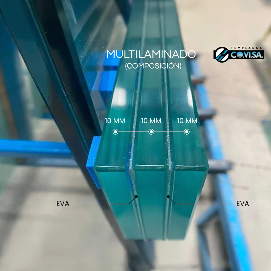 vidrio laminado eva